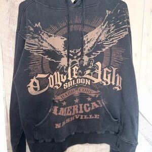 Black Coyote ugly Saloon Nashville Hoodie